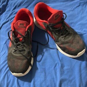 Nike Red and Black Sneakers for Everyday Wear